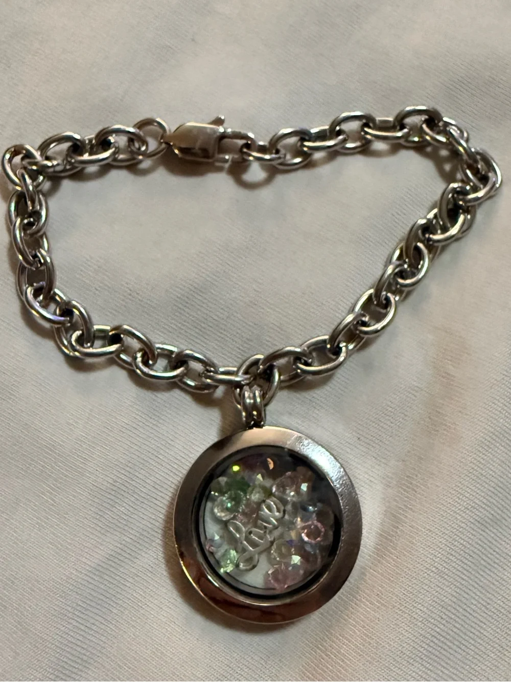 Fashion Mixed Lot 8 Bracelets Chain Beaded Charm Silver/Black